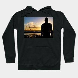 Iron Man Sunset, Another Place, Crosby Beach Hoodie